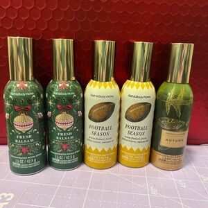 Bath & Body Works CONCENTRATED ROOM SPRAY X 5 NEW!